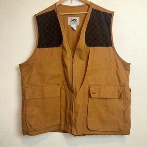 Vintage Duxbak Hunting Vest Men’s 2XL  Duck Pheasant Pouch Shooting Made In USA